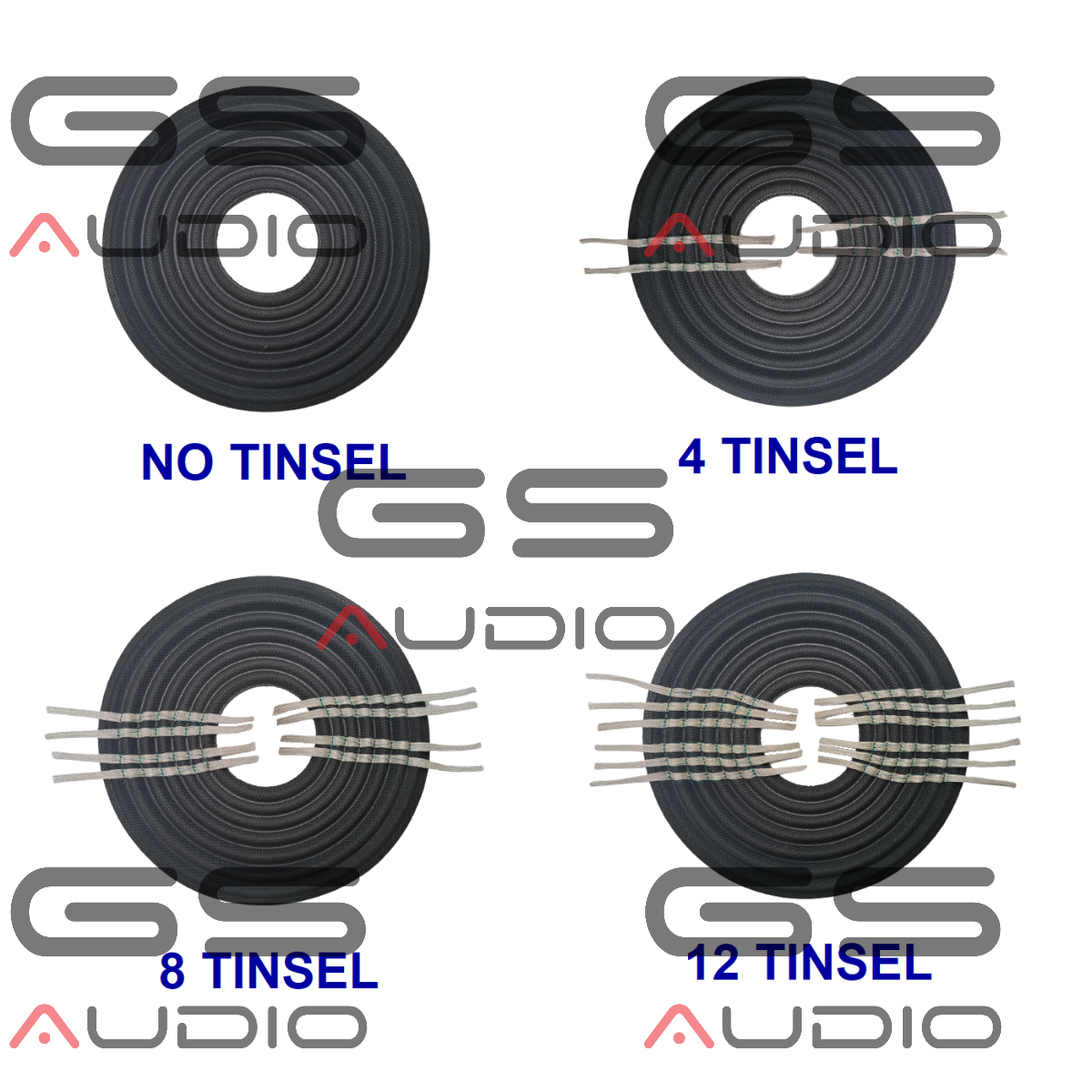 Spider BLACK STRONG 10"/254mm - 3"/76mm nomex progressivi - tinsel a scelta Spider BLACK STRONG 10"/254mm - 3"/76mm nomex progressivi - tinsel a scelta